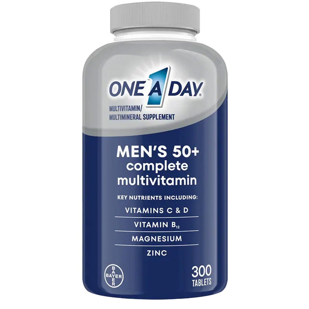 미국직구 원어데이 종합비타민 One A Day Men's 50+ Healthy Advantage Multivitamin, 300 Tablets