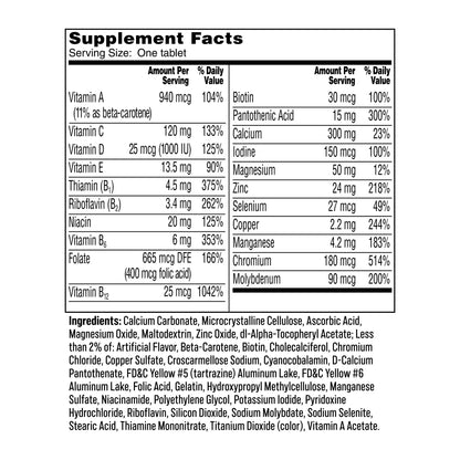 미국직구 원어데이 종합비타민 One A Day Women's 50+ Healthy Advantage Multivitamin, 300 Tablets