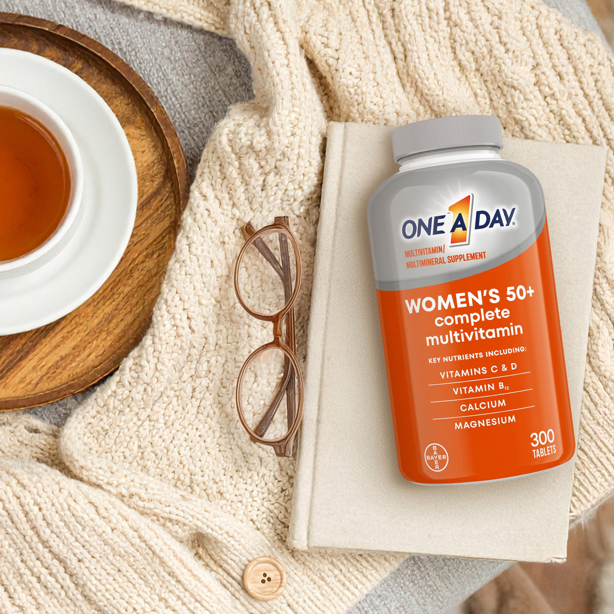 미국직구 원어데이 종합비타민 One A Day Women's 50+ Healthy Advantage Multivitamin, 300 Tablets