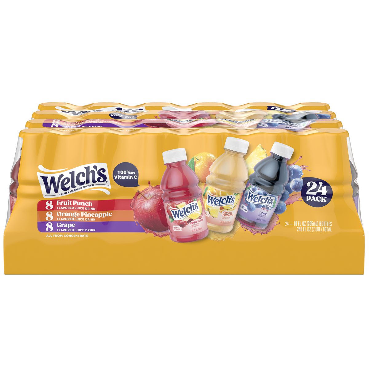 미국직구 웰치스 Juice Drink, Variety Pack, 10 fl oz, 24 ct