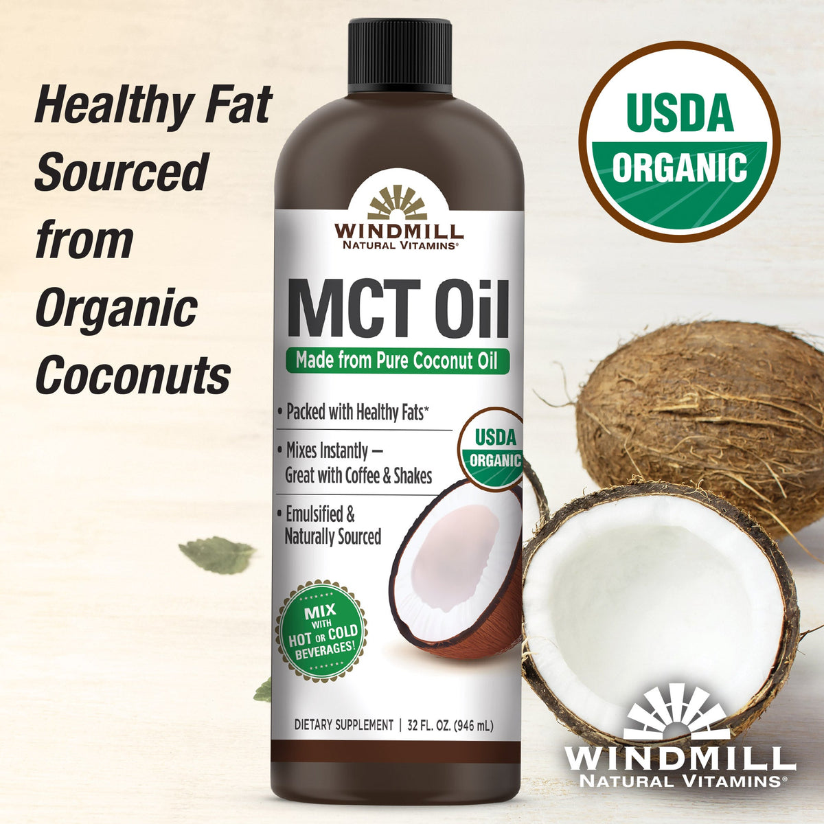 미국직구 Windmill USDA 946ml / Windmill USDA Organic MCT Oil, 946ml 2