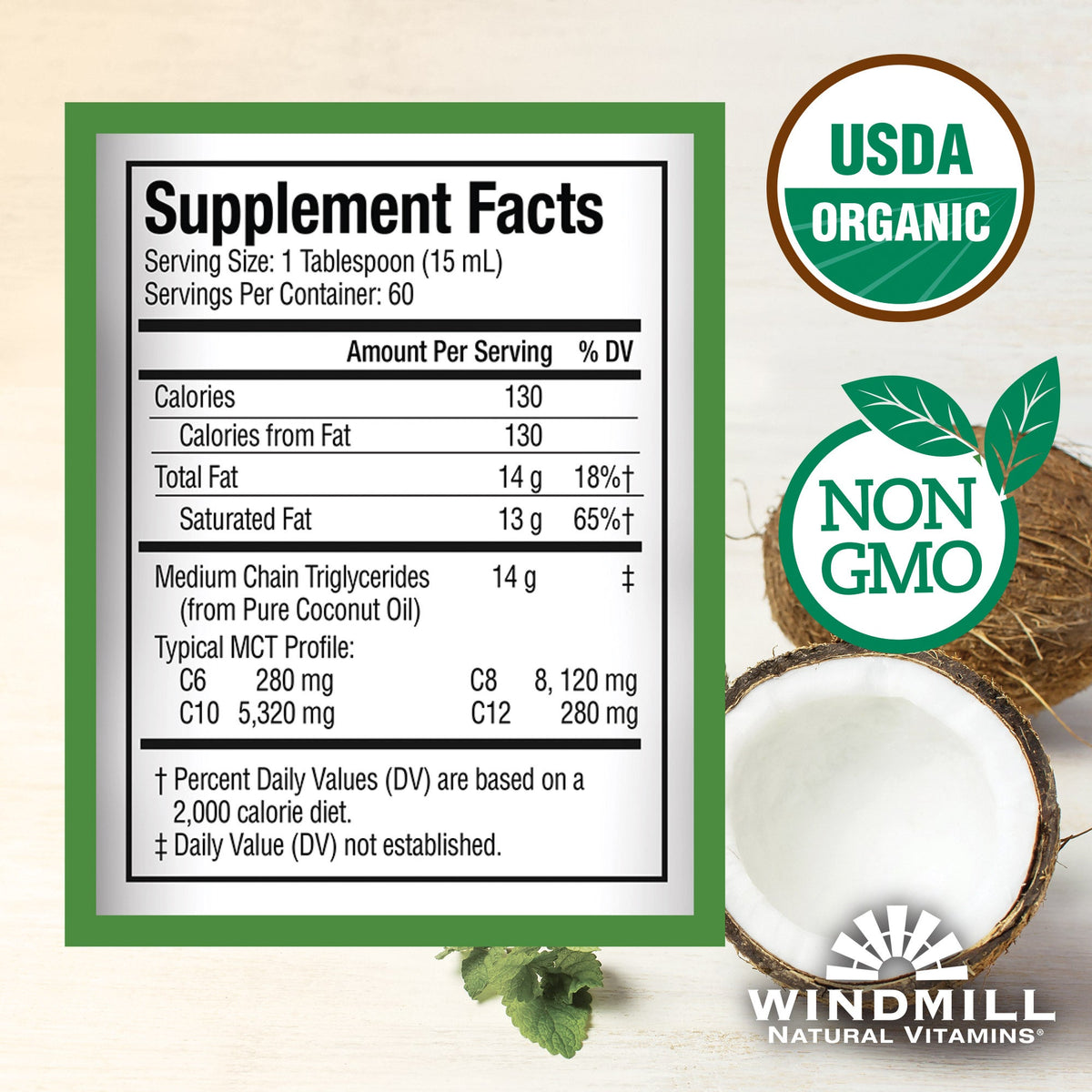 미국직구 Windmill USDA 946ml / Windmill USDA Organic MCT Oil, 946ml 3