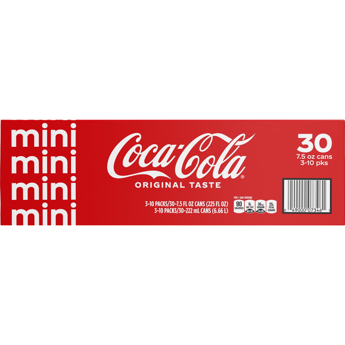 미국직구 코카콜라 Original Taste Mini Cans, 7.5 fl oz, 30 ct