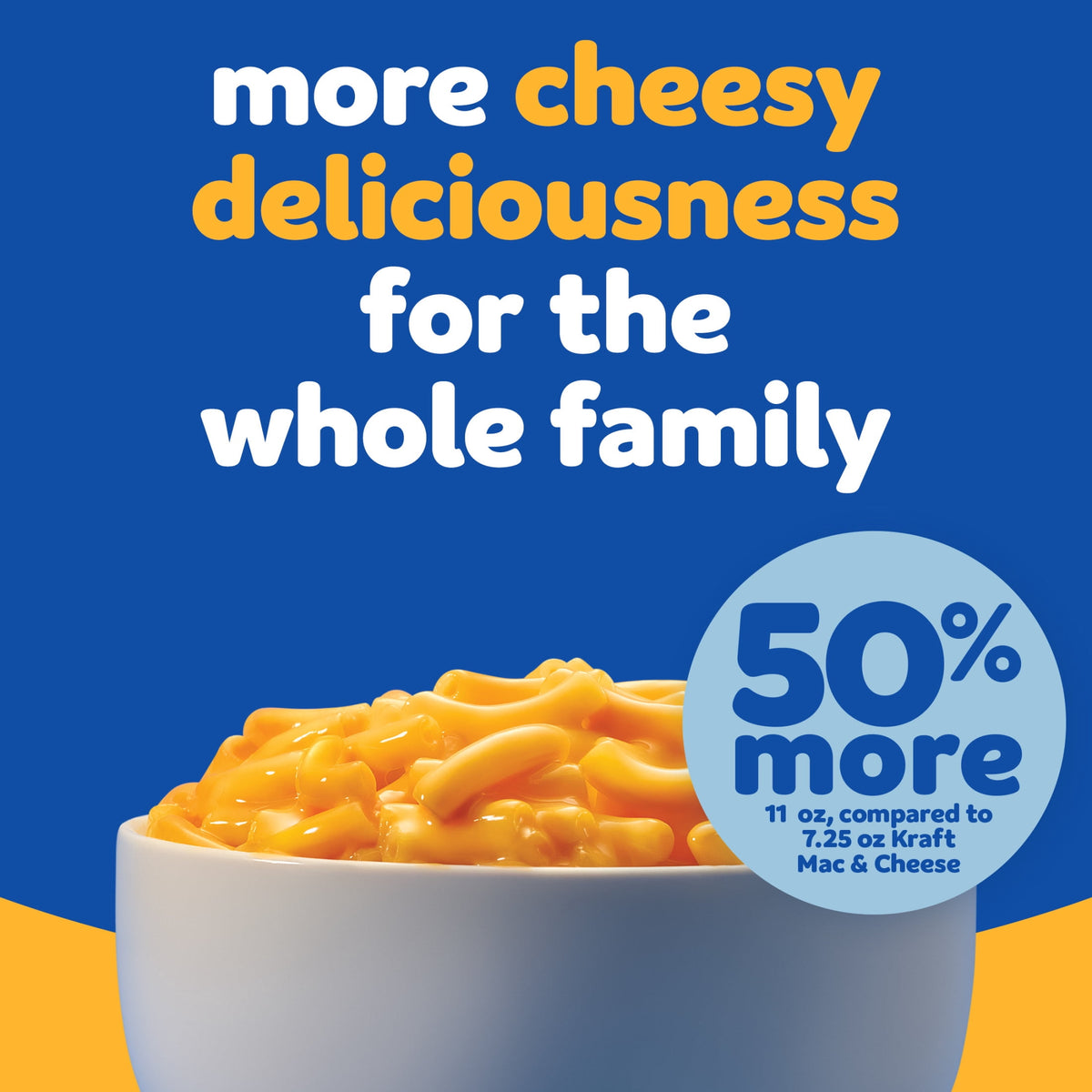 미국직구 크래프트 and Cheese, 1 Box, for Easy Dinner or Dinner Sides, Original Flavor, No Artificial Flavors, Preservatives or Dyes, 11 oz