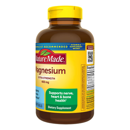 미국직구 네이처메이드 마그네슘 Nature Made Extra Strength Magnesium 400 mg., 180 Softgels