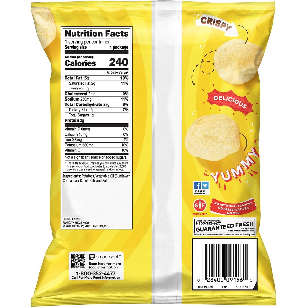 미국직구 Lay's 43g / Lay's Classic Potato Chips, 43g, 64 pk. 3