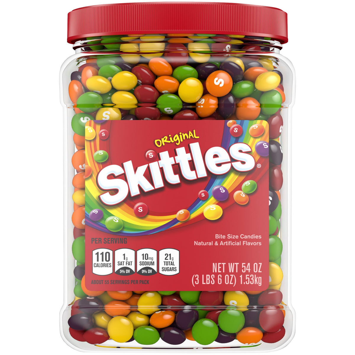미국직구 스키틀즈 Chewy Candy, Original, 54 oz