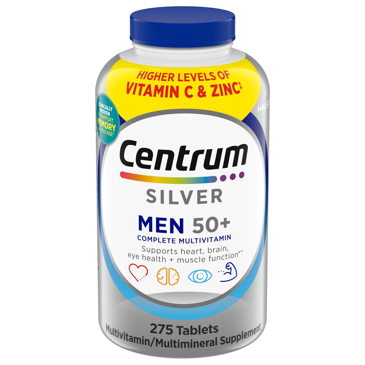 미국직구 센트룸 종합비타민 Centrum Silver Men's 50+ Multivitamin, 275 Tablets