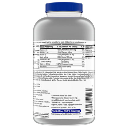 미국직구 센트룸 종합비타민 Centrum Silver Men's 50+ Multivitamin, 275 Tablets