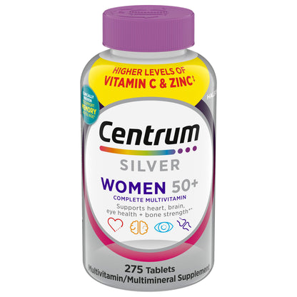 미국직구 센트룸 종합비타민 Centrum Silver Women's 50+ Multivitamin, 275 Tablets