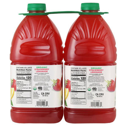 미국직구 Grown Right Organic Strawberry Lemonade, 96 fl oz, 2 ct