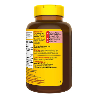 미국직구 네이처메이드 코큐텐 Nature Made CoQ10 400 mg., 90 Softgels