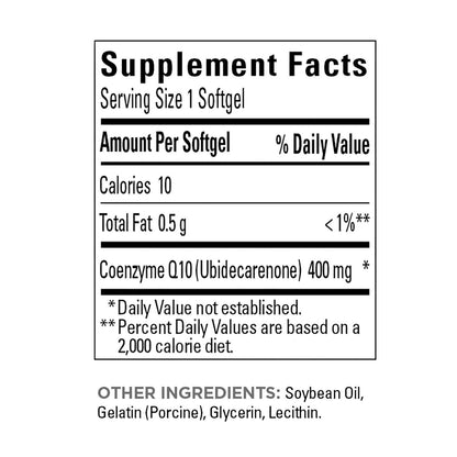 미국직구 네이처메이드 코큐텐 Nature Made CoQ10 400 mg., 90 Softgels