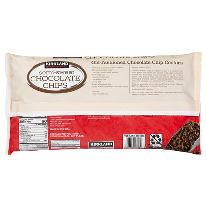 미국직구 Kirkland Signature Chocolate Chips, Semi-Sweet, 4.5 lbs