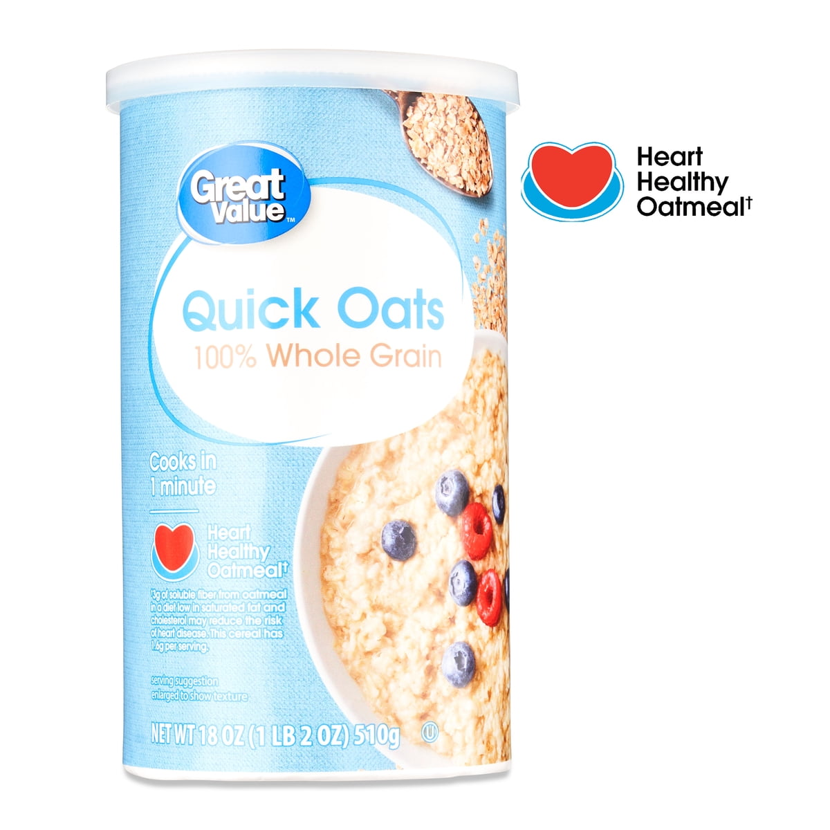 미국직구 Great Value Instant 510g 2팩 / Great Value Instant Oats Tube, 510g, 2 Pack Bundle 3