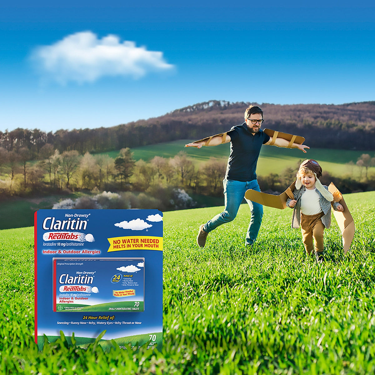 미국직구 클라리틴 생활건강 Claritin RediTabs 10 mg 24 Hour Non-Drowsy, 70 Disintegrating Tablets