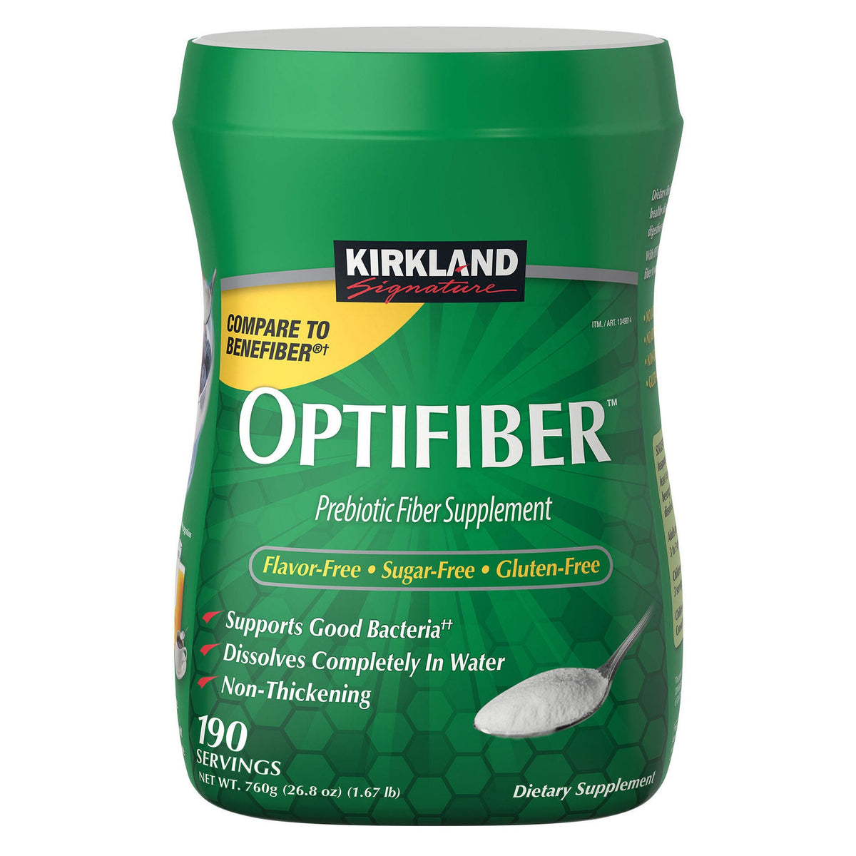 미국직구 커클랜드 식이섬유 Kirkland Signature OPTIFIBER, 26.8 Ounces 190 Servings