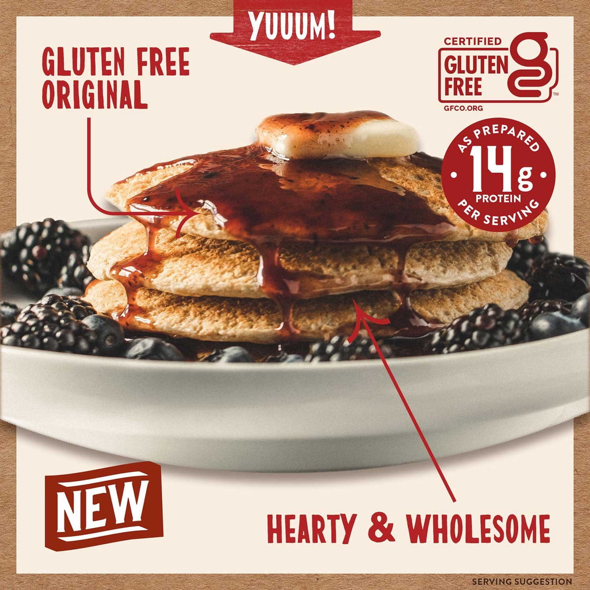 미국직구 Kodiak Gluten Free 1.4kg / Kodiak Gluten Free Flapjack & Waffle Mix, 1.4kg 3