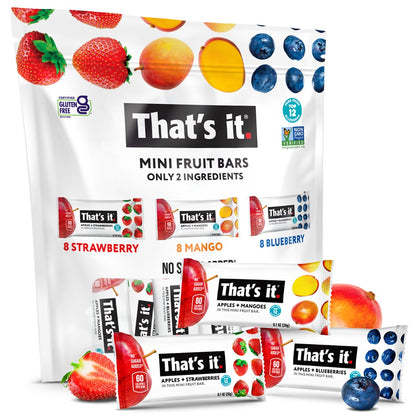 미국직구 That's it Mini Fruit Bars, Variety Pack, 0.7 oz, 24 ct
