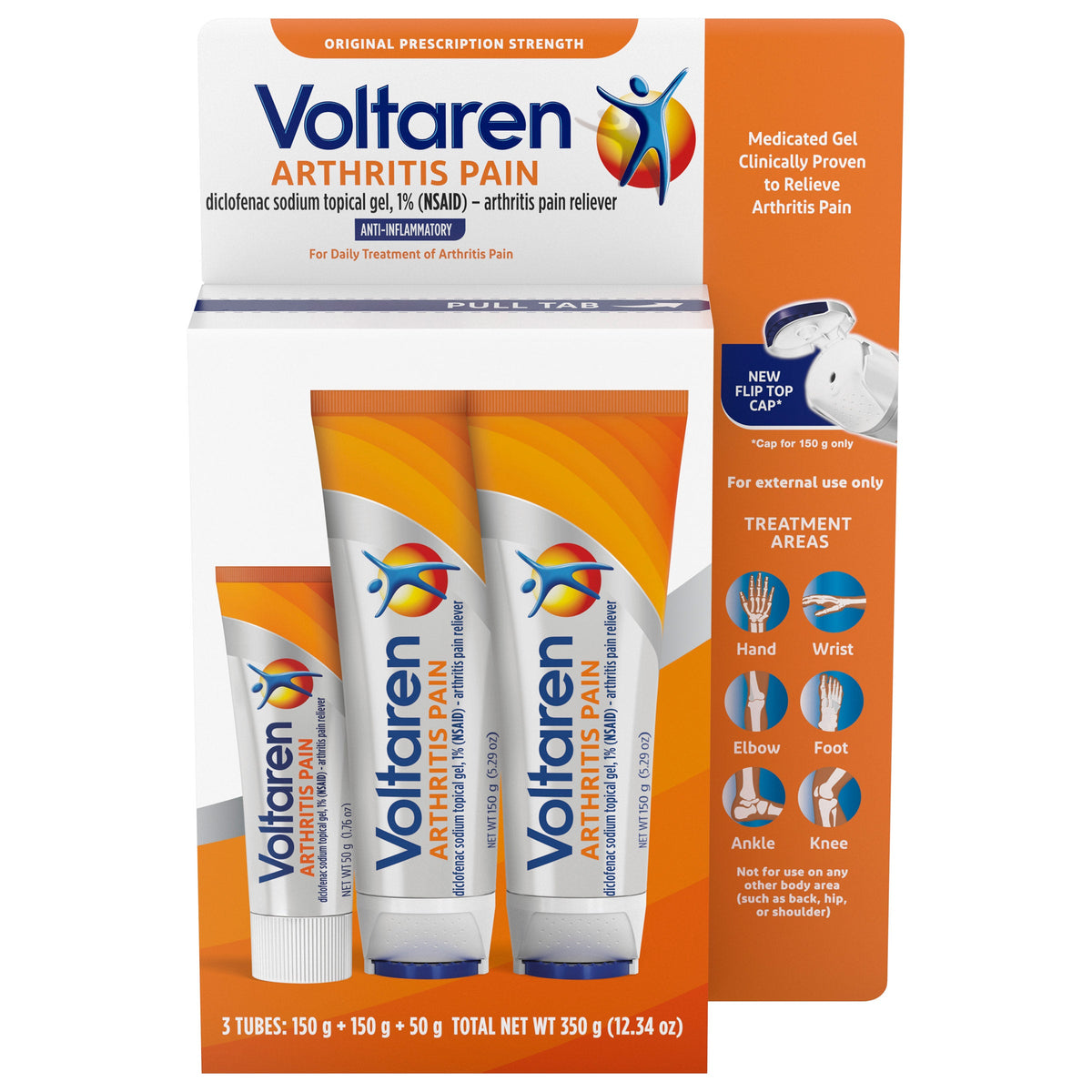미국직구 볼타렌 외용 파스·겔 Voltaren Arthritis Pain Gel, 12.34 Ounces