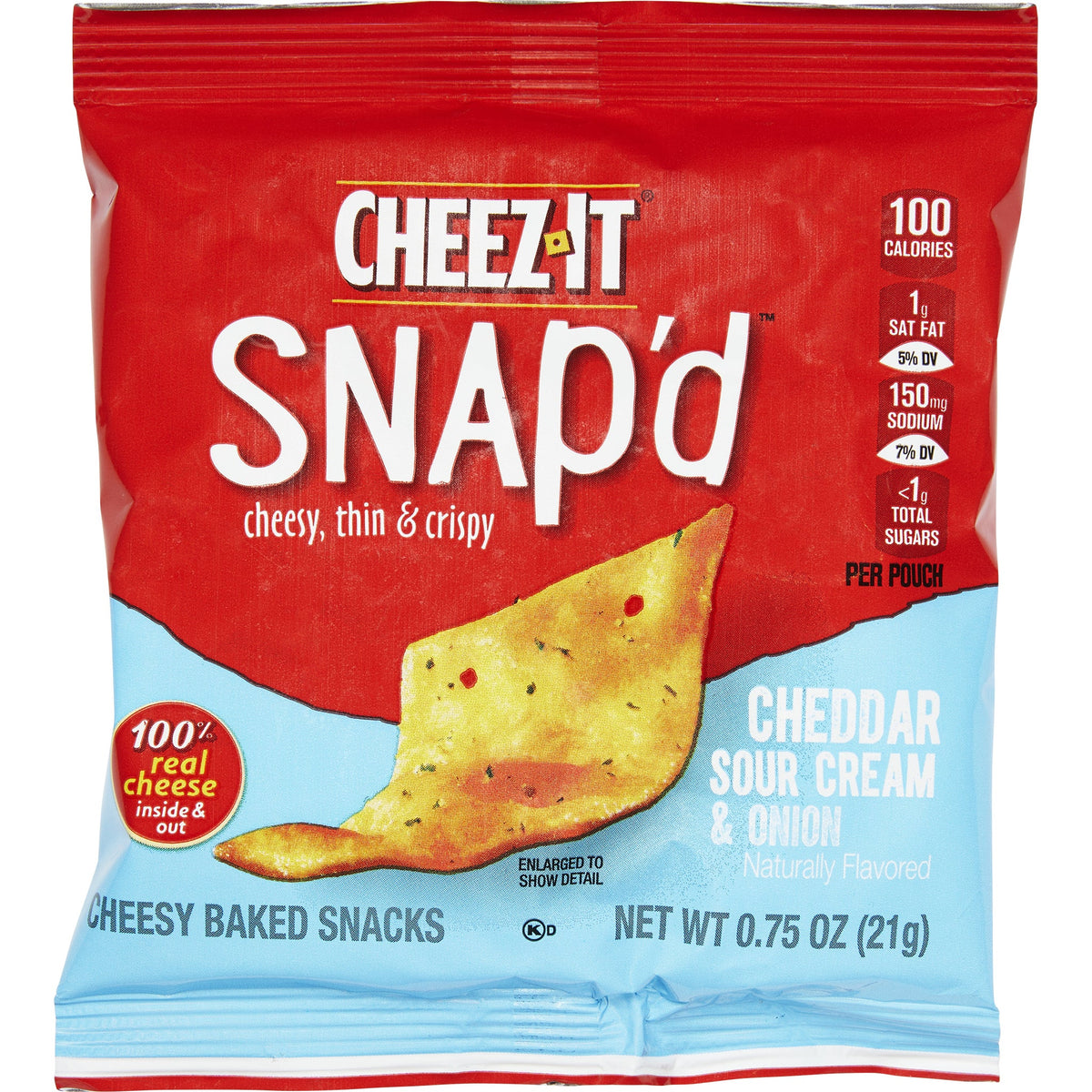 미국직구 치즈잇 Snap'd Cheesy Baked Snacks, Variety Pack, 0.75 oz, 42 ct