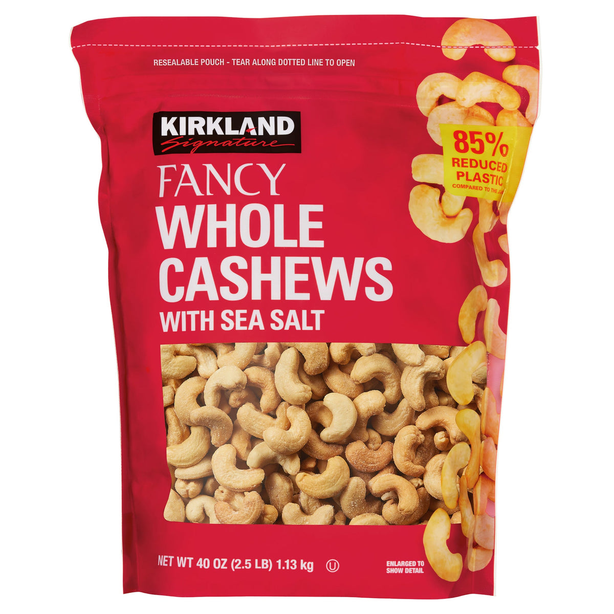 미국직구 Kirkland Signature Fancy Whole Cashews with Sea Salt, 2.5 lbs