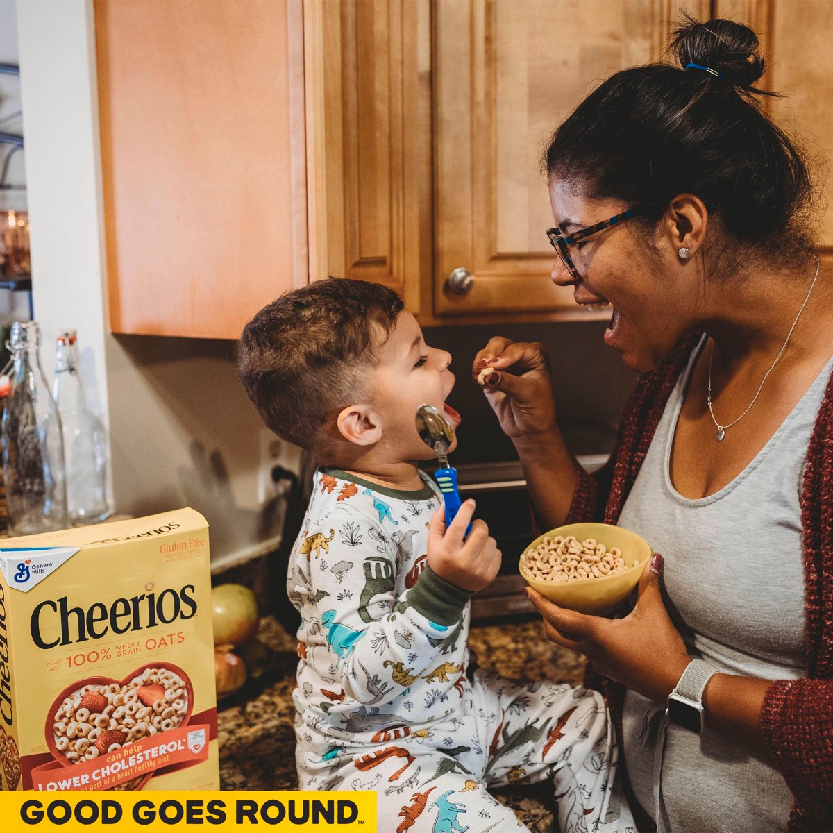 미국직구 Cheerios Breakfast Cereal 37g 2팩 / Cheerios Breakfast Cereal Cup, Gluten Free, Single 5