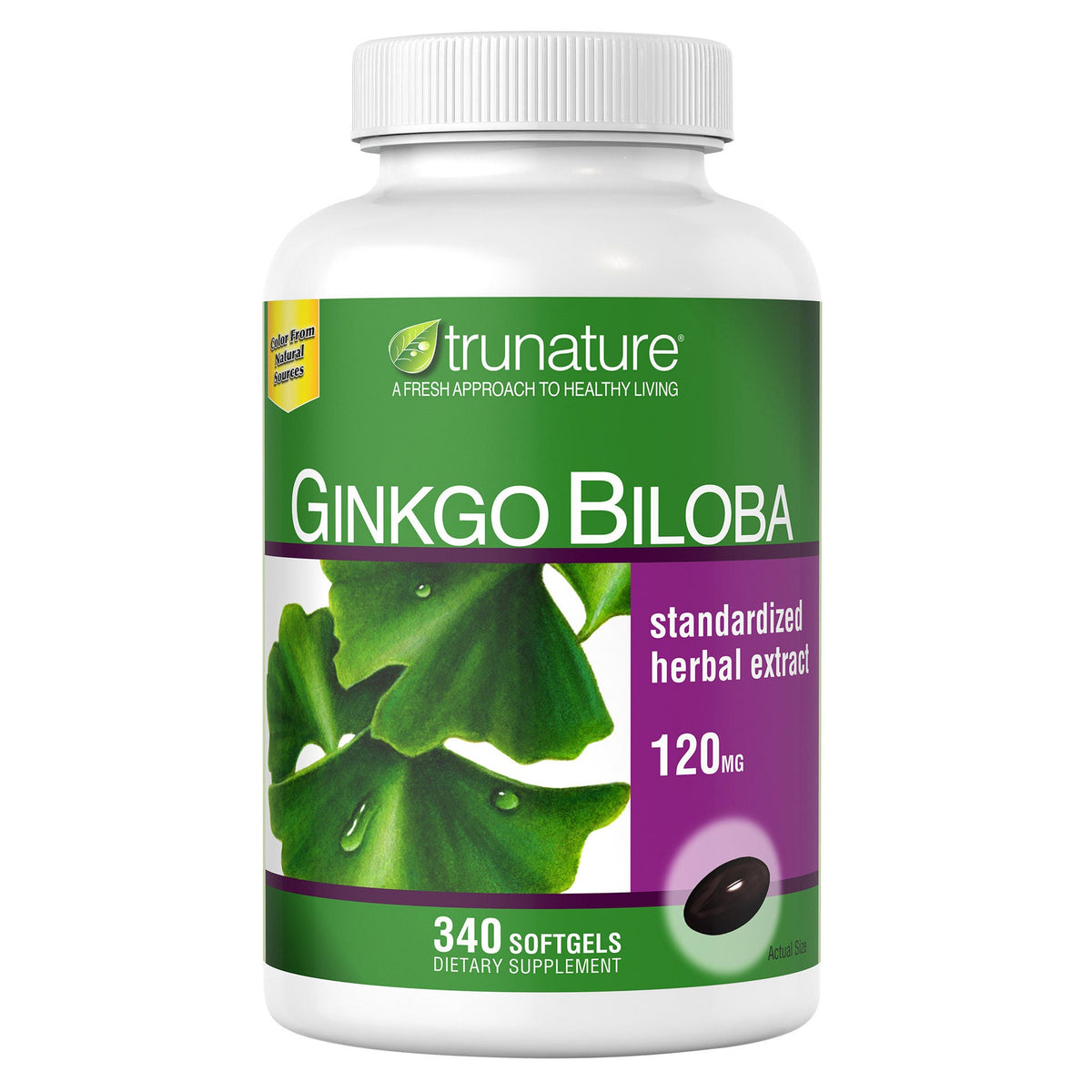 미국직구 트루네이처 영양제 Trunature Ginkgo Biloba 120mg, 340 Softgels