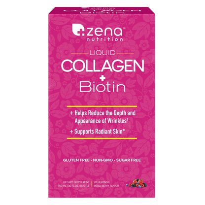 미국직구 콜라겐 Zena Liquid Collagen + Biotin, 30 Fluid Ounces