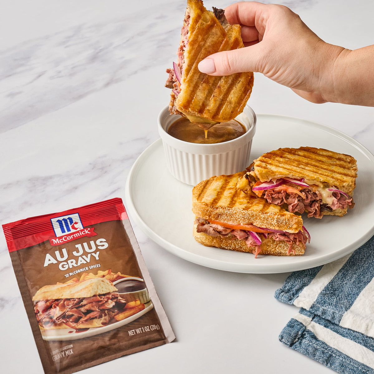 미국직구 맥코믹 Au Jus Gravy Seasoning Mix, 1.0 oz Packet