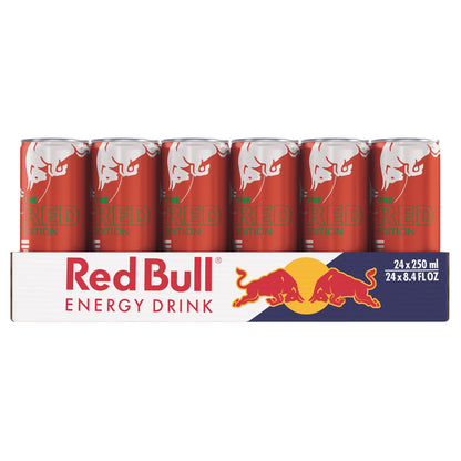 미국직구 Red Bull Red Edition Energy Drink, Watermelon, 8.4 fl oz, 24 ct