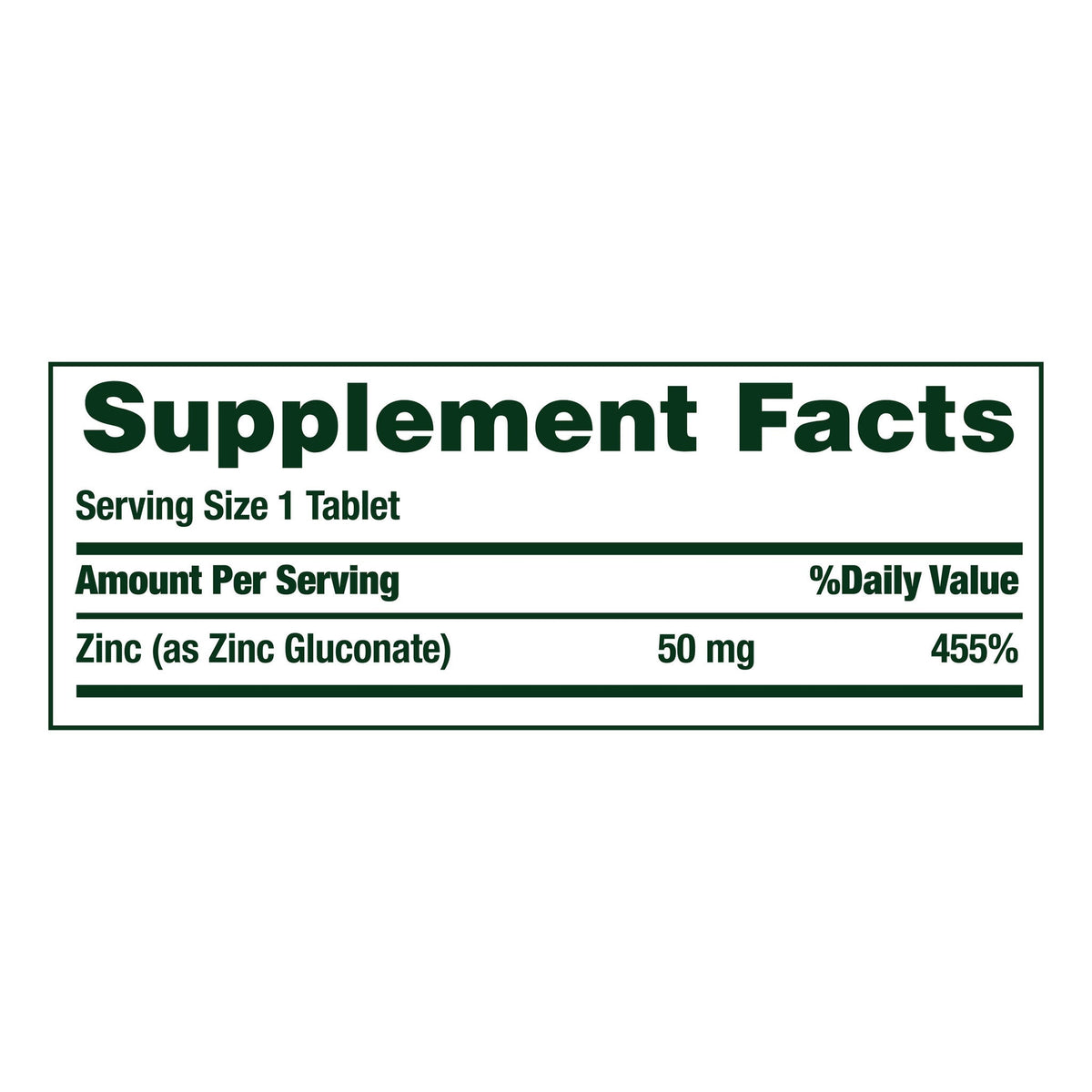 미국직구 네이처스바운티 아연 Nature's Bounty Zinc 50 mg, 400 Caplets