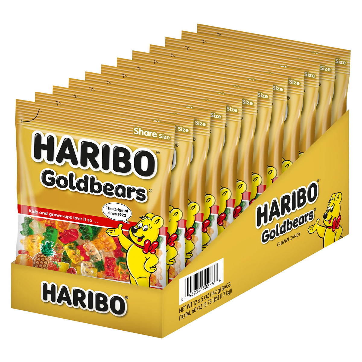 미국직구 하리보 Goldbears Gummi Candy, 5 oz, 12 ct