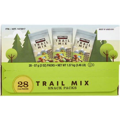 미국직구 Kirkland Signature Trail Mix Snack Packs, 2 oz, 28 ct