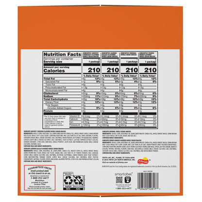 미국직구 썬칩스 Whole Grain Snacks, Variety Pack, 1.5 oz, 30 ct