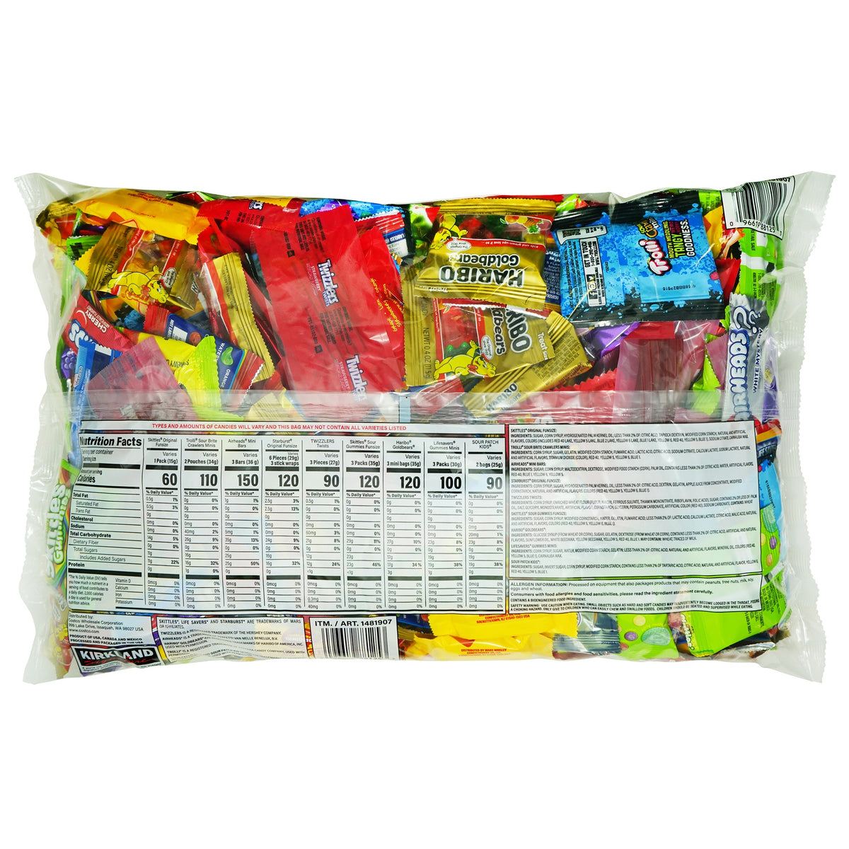 미국직구 Kirkland Signature Funhouse Treats, Variety Pack, 92 oz