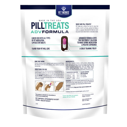 미국직구 벳웍스 강아지 영양제 Vet Works Pill Treats, 120 Soft Chews