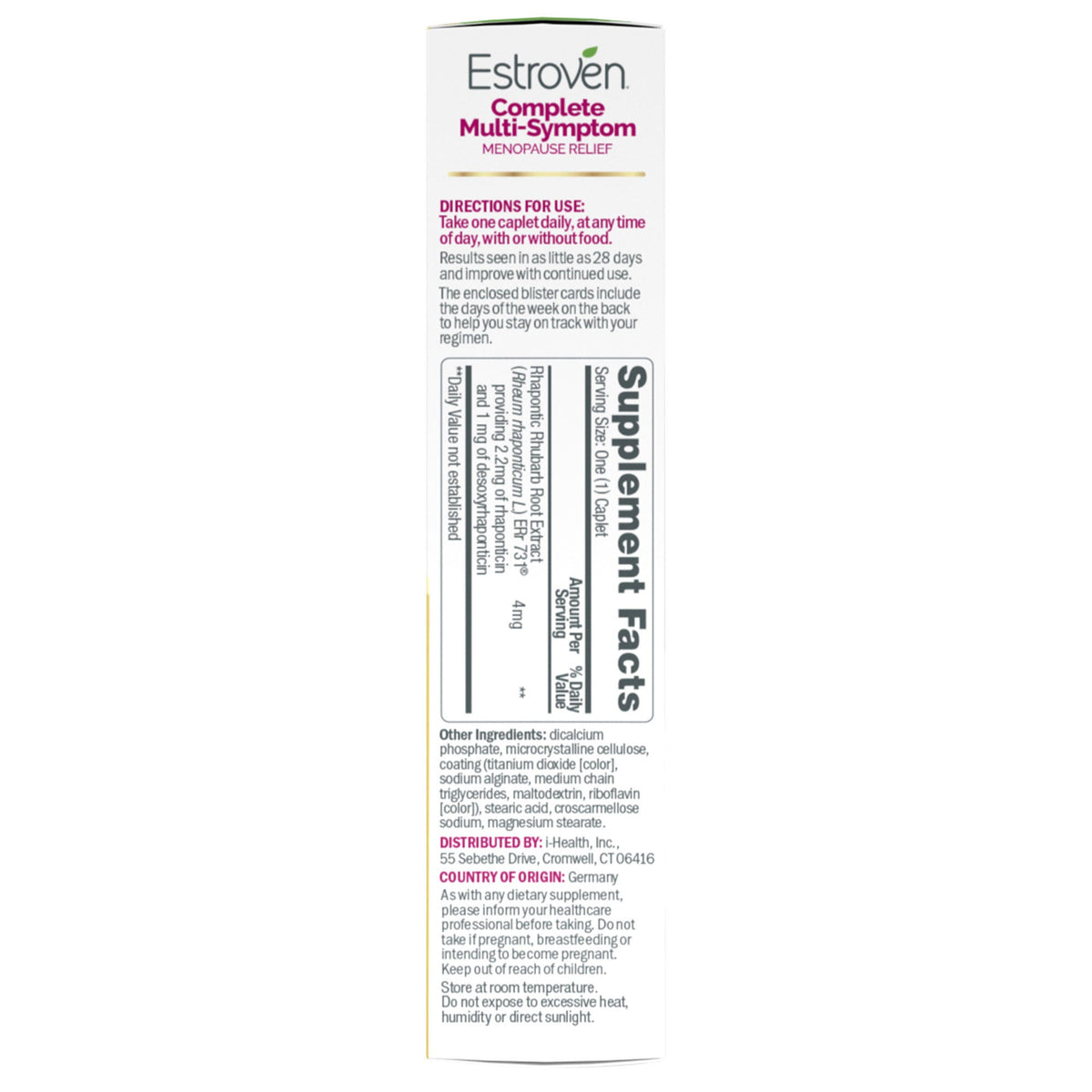 미국직구 에스트로븐 영양제 Estroven Complete Multi-Symptom Menopause Relief, 84 Caplets