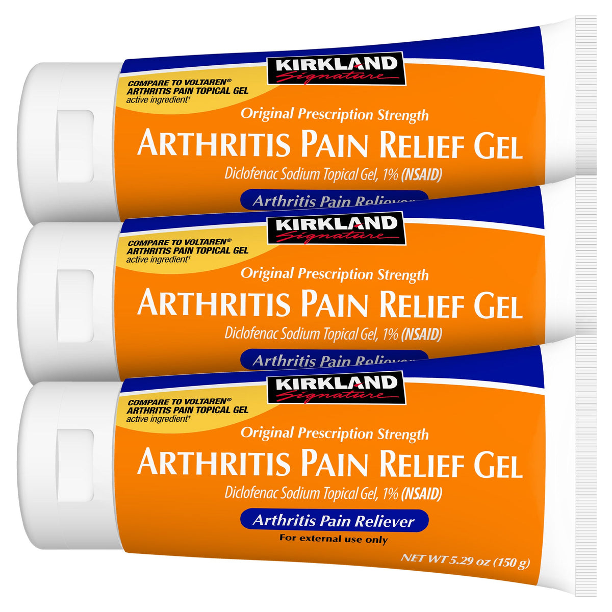 미국직구 커클랜드 외용 파스·겔 Kirkland Signature Arthritis Pain Relief Gel, Diclofenac Sodium Topical Gel 1%, 15.87 Ounces