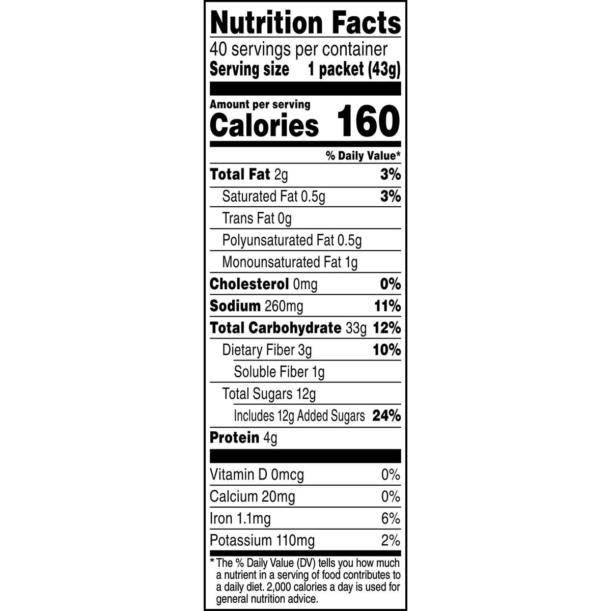 미국직구 Quaker Instant Oatmeal 43g / Quaker Instant Oatmeal, Maple Brown Sugar, 43g, 40 pk. 2