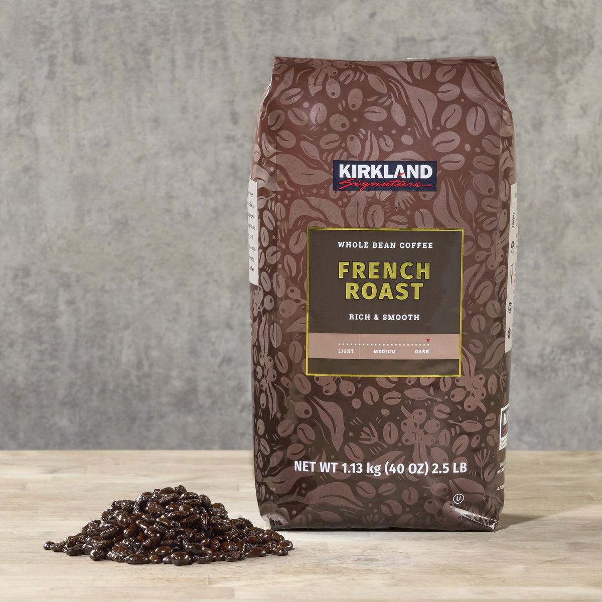 미국직구 Kirkland Signature Whole Bean Coffee, French Roast, 2.5 lbs