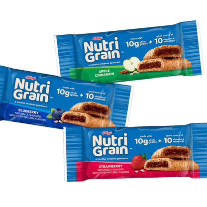 미국직구 Nutri-Grain Breakfast Bars, Variety Pack, 1.3 oz, 64 ct