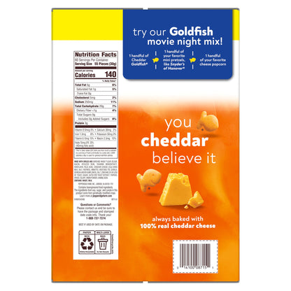 미국직구 골드피쉬 Baked Snack Crackers, Cheddar, 66 oz