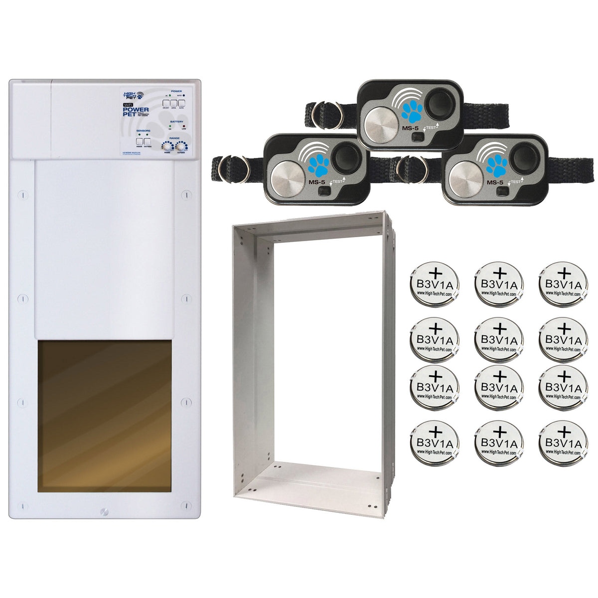 미국직구 펫용품 High Tech Pet Medium Wi-fi Pet Door Kit PX1-WFW