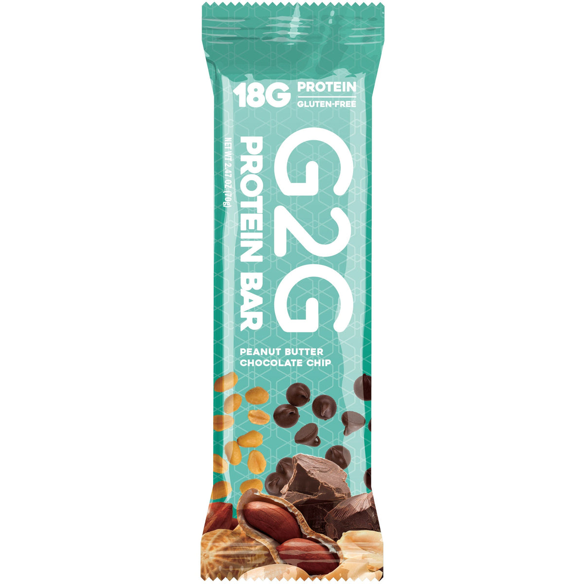미국직구 G2G 3-pack Peanut 초콜릿 3팩 / G2G 3-pack Peanut Butter Chocolate Chip Protein Bars 24-co 3