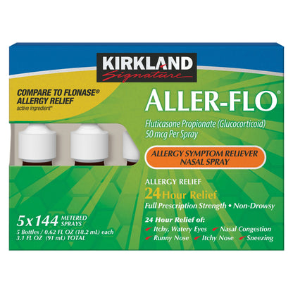 미국직구 커클랜드 알레르기약 Kirkland Signature Aller-Flo 50 mcg Allergy Spray, 720 Metered Sprays