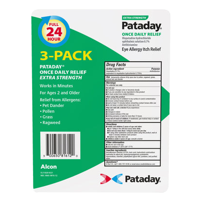 미국직구 파타데이 인공눈물 Pataday Extra Strength Once Daily Antihistamine Eye Drops, 7.5 ml