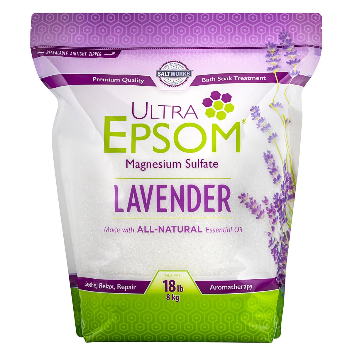 미국직구 Ultra Epsom Lavender / Ultra Epsom Lavender Bath Salts, 18 Pound Bag 5