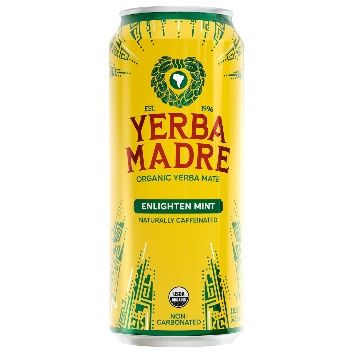 미국직구 Yerba Madre Organic Yerba Mate Herbal Tea, Enlighten Mint, 15.5 fl oz, 12 ct