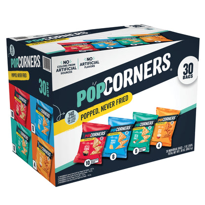 미국직구 팝코너스 Popped-Corn Snack, Variety Pack, 1 oz, 30 ct